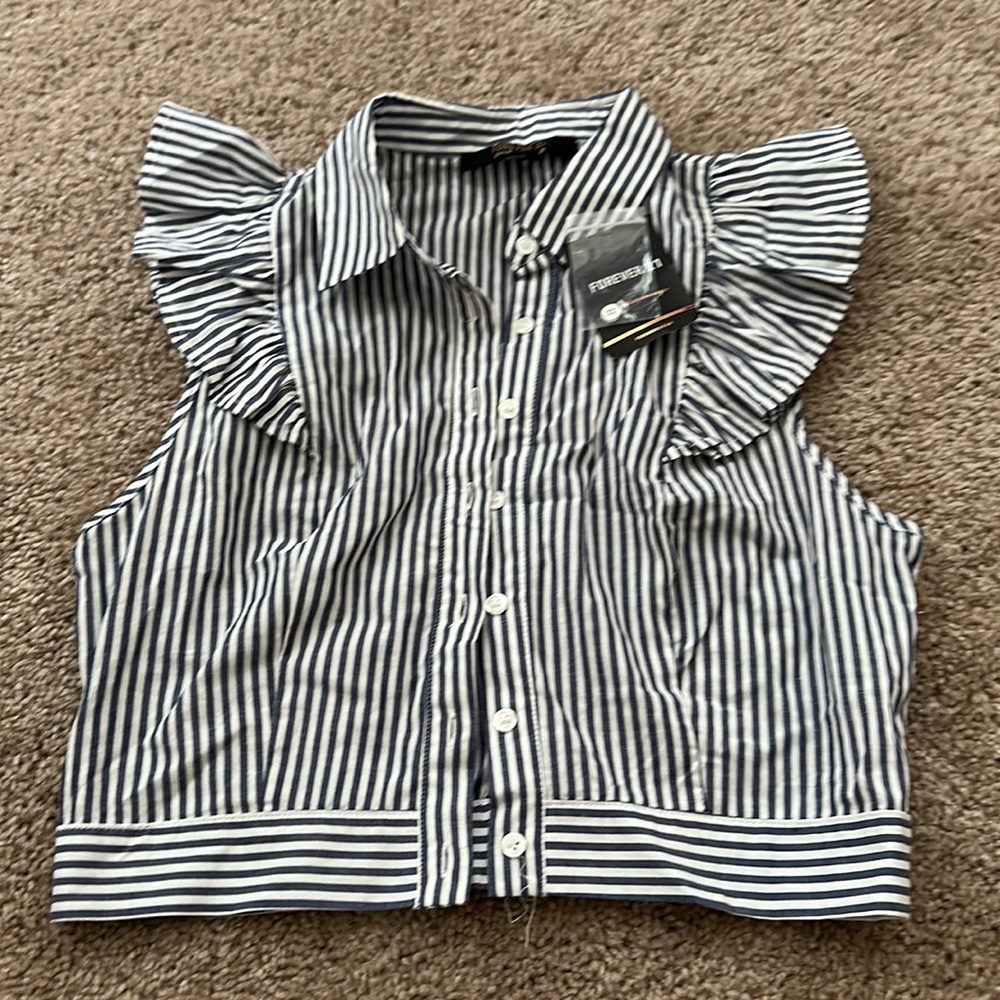 Stripped Halter Top